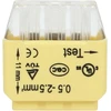 Orno Złączka 6 laidų įspaudžiama instaliacinė jungtis; 0,75–2,5 mm² laidui; IEC 300V/24A; 10 vnt. lizdinė pakuotė.