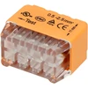 Orno Złączka 8 laidų įspaudžiama instaliacinė jungtis; 0,75–2,5 mm² laidui; IEC 300V/24A; 8 vnt. lizdinė pakuotė.