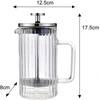 Zaparzacz Stūmoklinis kavos/arbatos virimo aparatas, stiklinis, 0,35 l, Klausberg, kb-7756