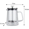 Zaparzacz Stūmoklinis kavos/arbatos virimo aparatas, stiklinis, 0,60 l, Klausberg, kb-7763