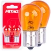 Halogeninės lemputės py21w ba15s 12v oranžinės 2vnt. blisterinėje pakuotėje amio-04354/03352
