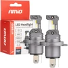 LED žibintų lemputės Hybrid series H4 H19 6000K Canbus 60W AMIO-04114