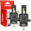 LED žibintų lemputės X4-series AVIATOR H4/H19 6500K max 44W AMIO-03763