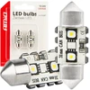 LED lemputės, Canbus, festoon, C5W, 2SMD, 3838, 31 mm, baltos, 12 V, 24 V, amio-04247