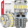 LED lemputės Canbus T10 W5W 16SMD 2SMD 3014 3030 baltos 12V 24V amio-04260