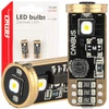 LED lemputės Canbus T10 W5W 3SMD 3838 baltos 12V 24V amio-04246