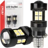 LED lemputės Canbus T15 W16W 15SMD 2835 baltos 12V 24V amio-04245