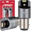 LED lemputės „Full Canbus Pro Bay 15d P21/5W“ 2x1860 SMD baltos 12 V 24 V amio-03595