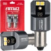 LED lemputės, pilnos „Canbus Pro T4W BA9s“, 4x3030 SMD, baltos, 12 V, 24 V, amio-03582