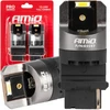 LED lemputės, pilnos „Canbus Pro“ serijos, P27W T25, 2x1860SMD, baltos, 12V, 24V, amio-03597