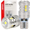 Standartinės T10 W5W LED lemputės 6x3020 + 1x3030 SMD baltos 12v 24v amio-03718