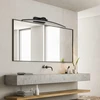 ZD198A Sieninis arkos formos šviestuvas, 60 cm, neutrali balta / juoda