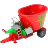 Lean Toys Žaislinis traktorius su priekaba ir pašarų maišytuvu, 60 cm