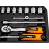 Zestaw Rinkinys 1/4" galvučių raktų rinkinys, 20 vnt., satininis