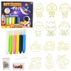 Lean Toys 3D Tapybos Rinkinys Vaikams, 6 Spalvos, 12 Pakabukų