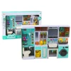Lean Toys Vonios žaidimų rinkinys 4in1 su dušu, tualetu ir skalbimo mašina