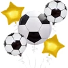 Zestaw Rinkinys 5 futbolo balionų rinkinys, gimtadienio kamuoliukai