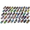 Žaislinių automobilių rinkinys Lean toys, 50 vnt.