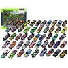Žaislinių automobilių rinkinys Lean toys, 50 vnt.