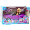 Lean Toys Lėlė su kabrioletu Ankiki, violetinis