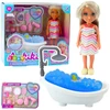 Lean Toys Lėlės rinkinys su vonia ir priežiūros priedais Ankiki