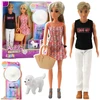 Kepurė Lean Toys Anlily lėlės rinkinys: mergaitė ir berniukas su aksesuarais