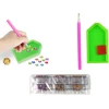 Lean Toys Deimantiniai siuvinėjimai Leantoys Gyvūnų sodo vaivorykštės mozaika