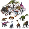 Lean Toys Dinozaurų lipdukų rinkinys vaikams, 50 vnt., 4-7 cm