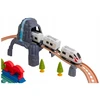 Lean Toys Elektrinis traukinys su dinozaurais, šviesomis ir garsais 76 cm