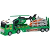 Lean Toys Dinozaurų transporto rinkinys žalias