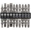 Zestaw Rinkinys Dvipusių antgalių rinkinys SL4/5/6/7, PH1/2/3, PZ1/2/3 x 65 mm, 10 vnt.