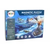 Zestaw Magnetinė dėlionė su laivais Lean Toys