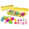 Lean Toys Vaikiškas velykinių kiaušinių rinkinys, 12 vnt.