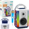 Lean Toys Garsiakalbio rinkinys su mikrofonu ir LED
