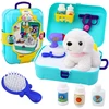 Lean Toys Vaikų žaislų rinkinys „Pet Care“ 16 dalių