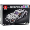 Lean Toys Konstruktorius GT500 automobilis 437 detalės pilkas