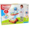 Lean Toys Žaislinis daktaro vežimėlis su priedais, mėlynas