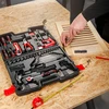 Top Tools Įrankių rinkinys 100 dalių 1/4, 3/8