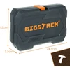 Zestaw „Bigstren“ įrankių rinkinys 56 dalių dėkle. Bigstren 26845