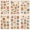 Lean Lipdukų rinkinys su kapibaromis, 6 lakštai, 110 vnt.
