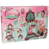 Lean toys kosmetinis staliukas su veidrodžiu ir šviesomis