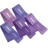 Latekso mankštos juostų rinkinys - Mini Band L, 2.3-18.2kg, 5 juostos, violetinė, REBEL ACTIVE