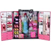 Lean Toys Lėlių spinta su priedais ir didele lėle