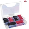 Rinkinys „Maclean“ termosusitraukiančių vamzdelių rinkinys, 3 mm – 200 vnt., 6 mm – 100 vnt., 13 mm – 120 vnt., 25 mm – 100 vnt., 520 vnt., MCTV-530