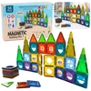 Lean Toys Magnetiniai blokai 56 vnt.