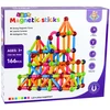 Lean Toys Magnetinis konstruktorių rinkinys 166 vnt.