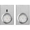 Orno Rinkinys MAKAN LED po spintele montuojamų šviestuvų komplektas 2W, 180lm, 4000K, su bekontakčiu jungikliu, INOX