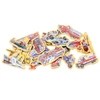 Lean Toys Medinių Magnetų Rinkinys su Transporto Priemonėmis, 20 vnt.