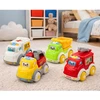 Lean Toys Vaikiškų miesto automobilių rinkinys su šviesomis ir garsais