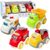 Lean Toys Vaikiškų miesto automobilių rinkinys su šviesomis ir garsais